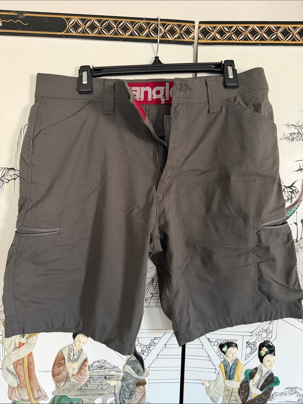 Wrangler Men's Cargo Shorts - Gray